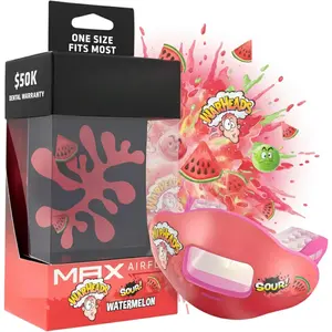 Kool Aid Lip Guard Mouth Guard - Max Air Flow, Full Mouth Protection Compatible with Braces, Lip Guard, Instant Fit Mouthguard for Football, Hockey, Lacrosse