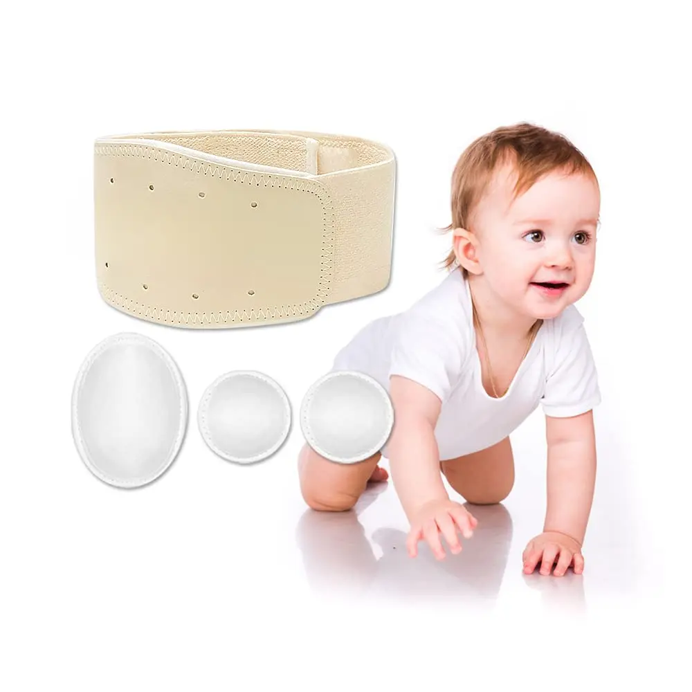 Umbilical Hernia Belt   Button Band  Cover   Wrap Umbilical Cord Belt  Support Truss  Adjustable  Band  Navel  (Medium)