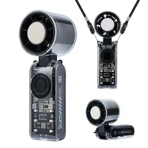 5-in-1 Portable Refrigeration Handheld Turbo Fan, Semiconductor Cooling 16°C Personal Fan,3600mAh Battery Operated,Up to 12 Working Hours, LED Power Display, 199 Wind Speeds, Quiet Pocket Fan for Travel, Outdoor Sports, Summer, Fathers Day Gift