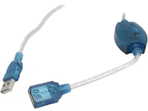 C2G 39978 USB Active Extension Cable - USB 2.0 A Male to A Female Cable, Beige (16.4 Feet, 5 Meters)