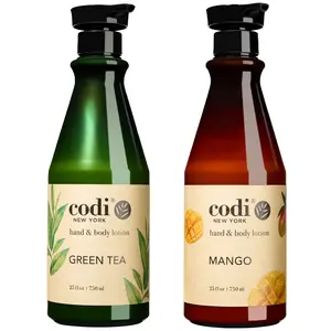 Codi Hand & Body Lotion JASMINE & MANGO 750ml Each – Moisturizing, Nourishing, Non-Greasy Formula Moisture