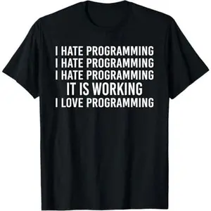 i love programming computer science programmers Coding T-Shirt