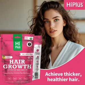 HiPlus Hair Growth Accelerator – Beauty Vitamin Healthcare–For Thicker,Nourishes Thinning&Loss,With Proprietary Collagen Complex, Biotin, Clinically Proven for Visibly Thicker Hair and Scalp Coverage,Dermatologist Recommended 45-Day Supply tiktokshopsprin