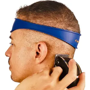 Hands-Free Fade Guide for Men Silicone Haircut Template for Clippers Neckline Shaver Guide DIY Self Haircut Tool