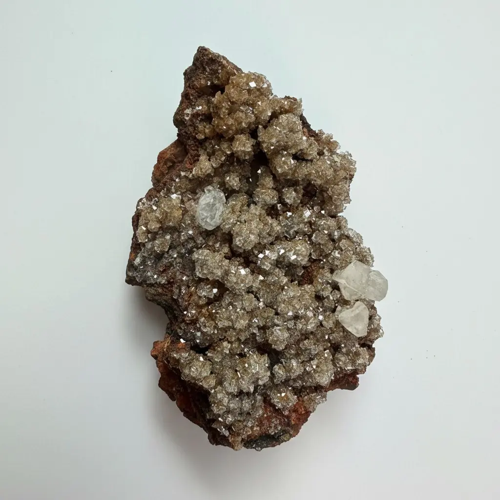 Rare Diamond Calcite Crystal from Santa Eulalia Mexico | Sparkling Natural Mineral Specimen