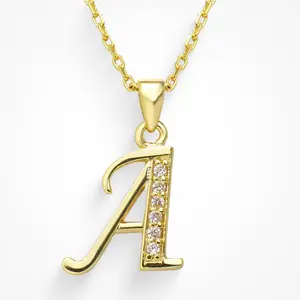 EVRY JEWELS Gold or Silver Plated Women's Hypoallergenic Say My Name Necklace