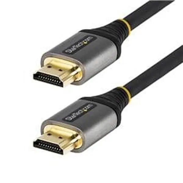 Startech HDMM21V50CM Durable Ultra High Speed HDMI 2.1 Cable - 1.6 ft (50cm/20 in.) Audio & Video Accessory, Supports Dolby Vision, DTS:X, Dynamic HDR10+, for Commercial AV Production Displays