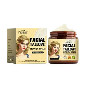 Beef Tallow & Honey Face Cream, Moisturizing Face Cream, Hydrating Face Moisturizer, Hydrate Moisturizer, Face Lotion For Women & Men, Skin Care, Hydrating Dry Skin