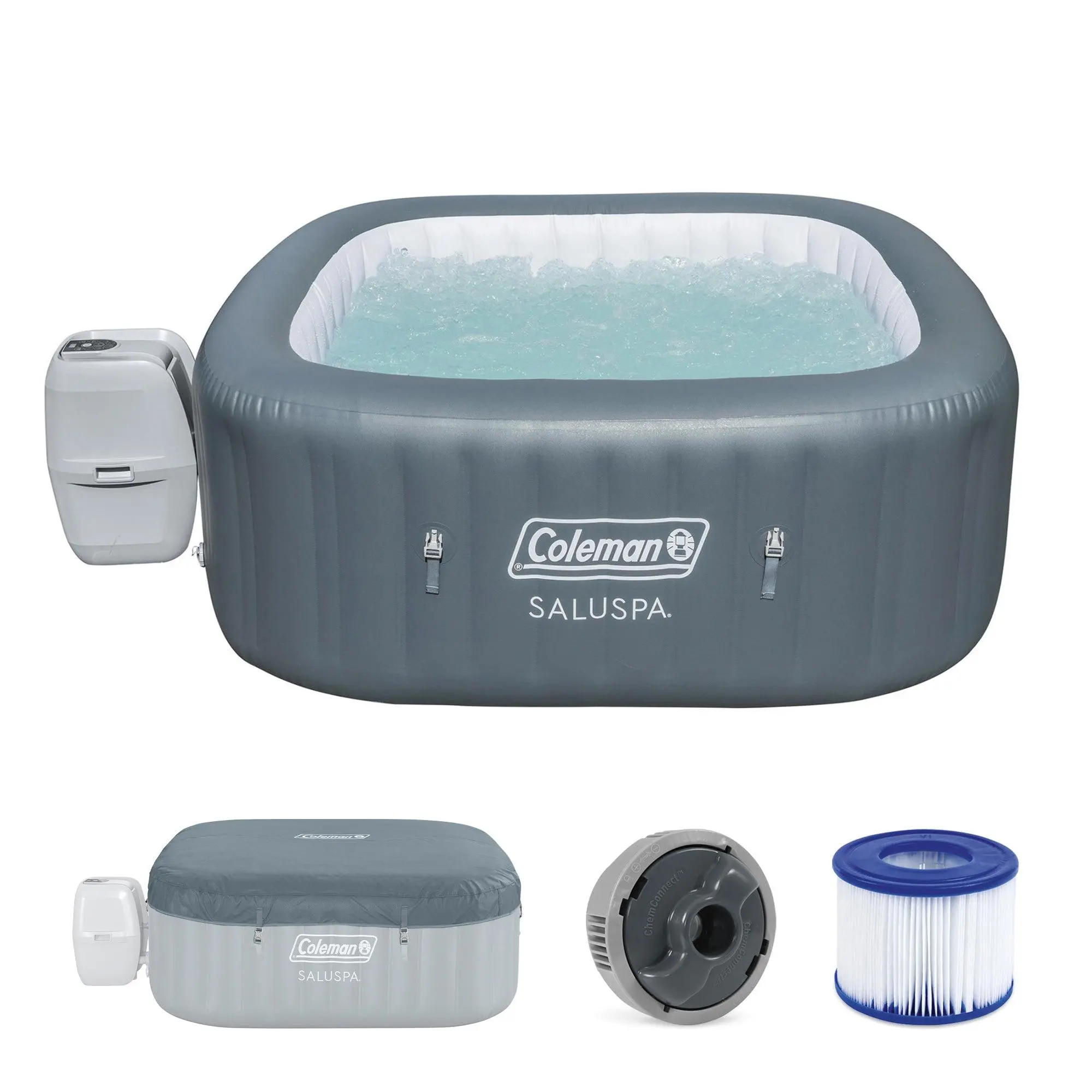 Coleman Hawaii Energy-Efficient Inflatable Hot Tub 4-6 Person with App-Control Coleman Hawaii Energy-Efficient Inflatable Hot Tub 4-6 Person with App-Control