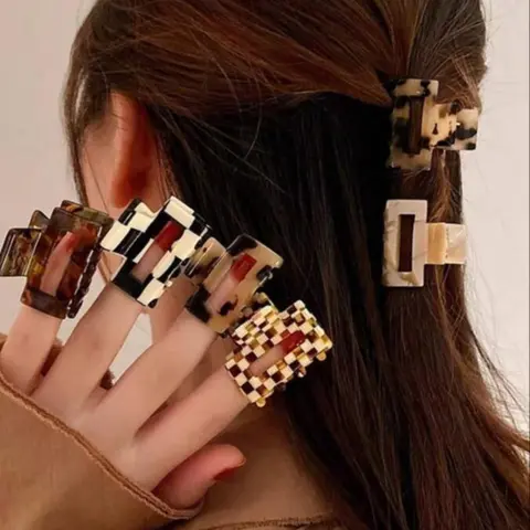 Fashionable Hair Claws, Elegant Hair Accessories for Women & Girls, Minimalist Headwear Suitable for Thick Hair, Fashion Hair Accessories for Party, Daily Clothing Decor, Clips for Hair, Hair Claws Set