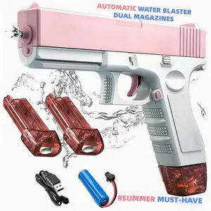 New Automatic Water Spray Toy, High Capacity, Long Range, Ergonomic Handle, Perfect for Summer Pool and Outdoor Fun, Durable Structure