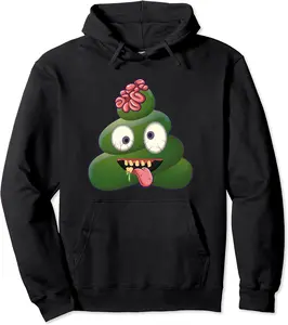 Halloween Poop Funny Zombie Pooping Costume Pullover Hoodie - Latellestcha Shop 20B09FFLFCH5