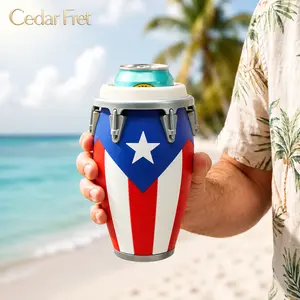 Conga Style Can Holder, 3D Printed 12oz Can Stand, Portable Drink Carrier, Unique Beverage Rack, Perfect for Parties, Festivals and Events