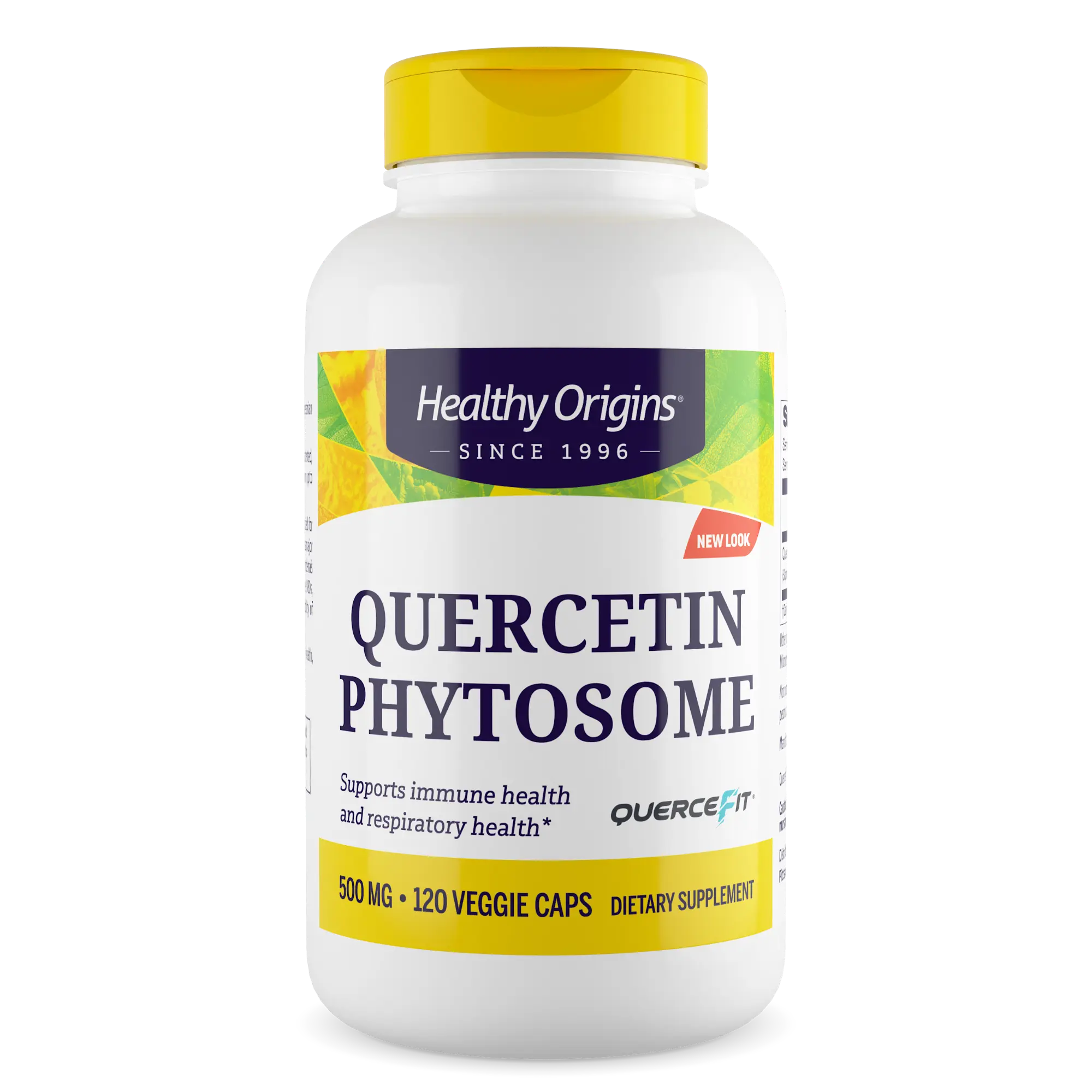 Healthy Origins - Quercetin Phytosome 500mg (Quercefit) Antioxidant - 120 Veggie Caps Supports Immune Respiratory Health