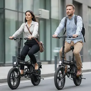 Tomofree 750W Electric Bike for Adult, 20-25MPH/25-35 Miles Electric Bicycle, 14" Folding E Bike, 48V 22.5Ah Removable Battery, PAS Control, Commuter E-bike for Adults and Teens