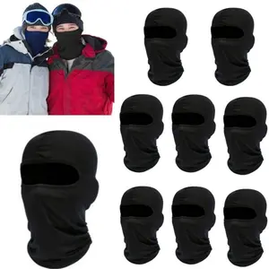[Summervibes] 9Pcs/Set Ski Mask for Men Women,Full Face Cover,Breathable UV Sun Protection Balaclava Neck Gaiter Clothing Scarf Bandana Caps for Camping,Travel,Running,Cycling,Sports,Hand Tools Kits