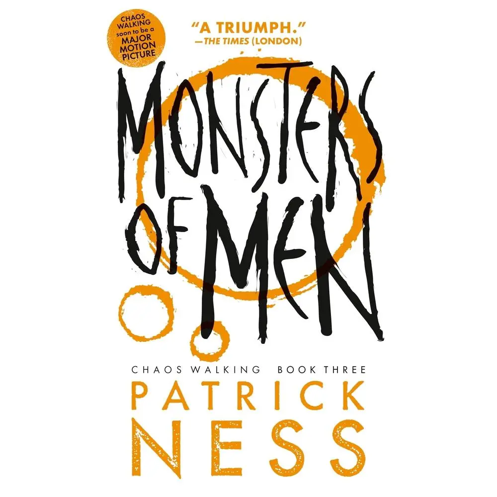 Used "Monsters of Men" Literature Book - Patrick Ness, With Bonus Short Story, Very Good Condition, Sprayed Edges, 1.31 lbs, Candlewick Press (MA), English Paperback