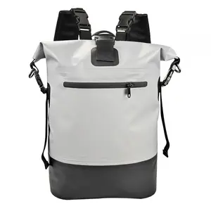 Outdoor Waterproof Bag PVC Sports Mountaineering Bag Rafting Camping Waterproof Bucket Bag Backpack Backpack