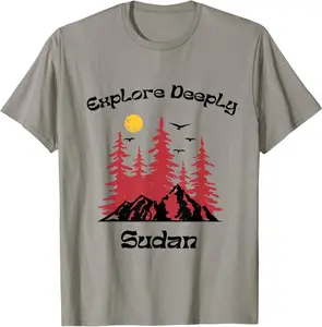 Explore Deeply Sudan Vacation Outdoors T-Shirt