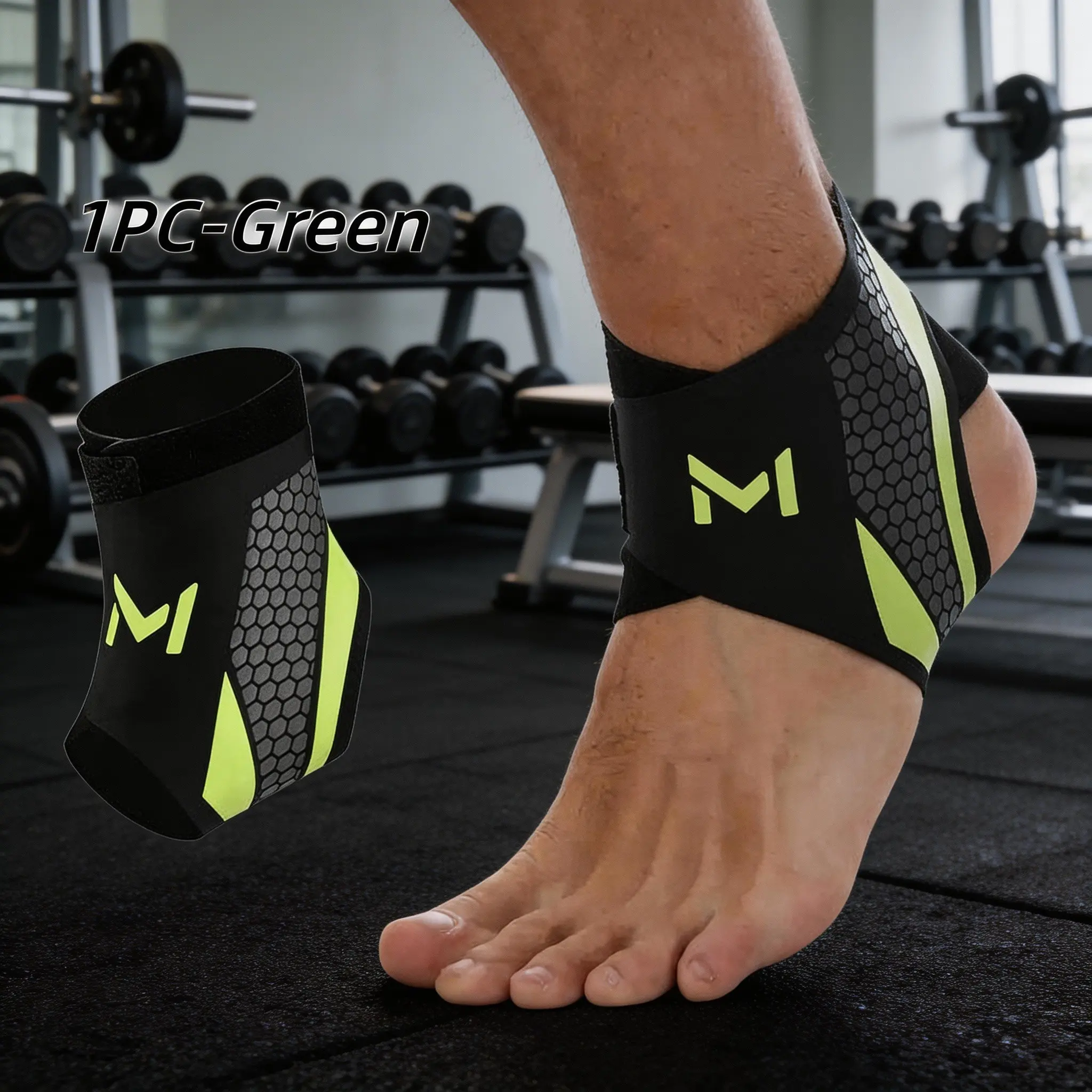 Fitness ankle protector Ankle Stabilizer Support, Ankle Protection, Injury Prevention, Ankle Guard, Ankle Wrap, Ankle Sleeve, made of breathable polyester, suitable for basketball, football, running