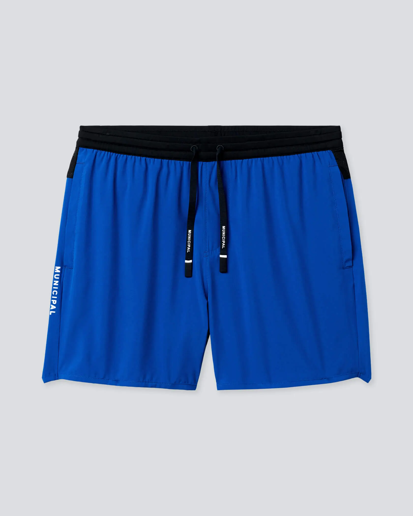 Municipal Daybreak Lined 5" Shorts - Blue Active Wear with 3 Pockets & Comfortable Liner - 90% Poly 10% Spandex Shell, Active Athletic Shorts, High Stretch Shorts