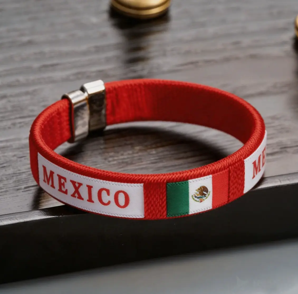 Woven Flag Color Bracelet for Men & Women, Adjustable Polyester Band - Casual Lightweight Accessory for Festivals & Everyday Wear, Woven Fabric, Nylon, Unisex Fit, Flag Colors, Daily, Fashion, Multicolor Flags