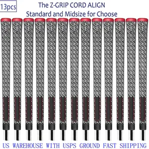 13Pcs Golf Grip Z-Grip Cord ALIGN Grip Golf Club Grip Standard/Midsize 60R
