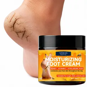 Honey Moisturizing Foot Cream, 100g, Contains Honey Vitamin E, Nourishing and Smooth Skin, Essential Foot Care for Dry Heels, Moisturizer
