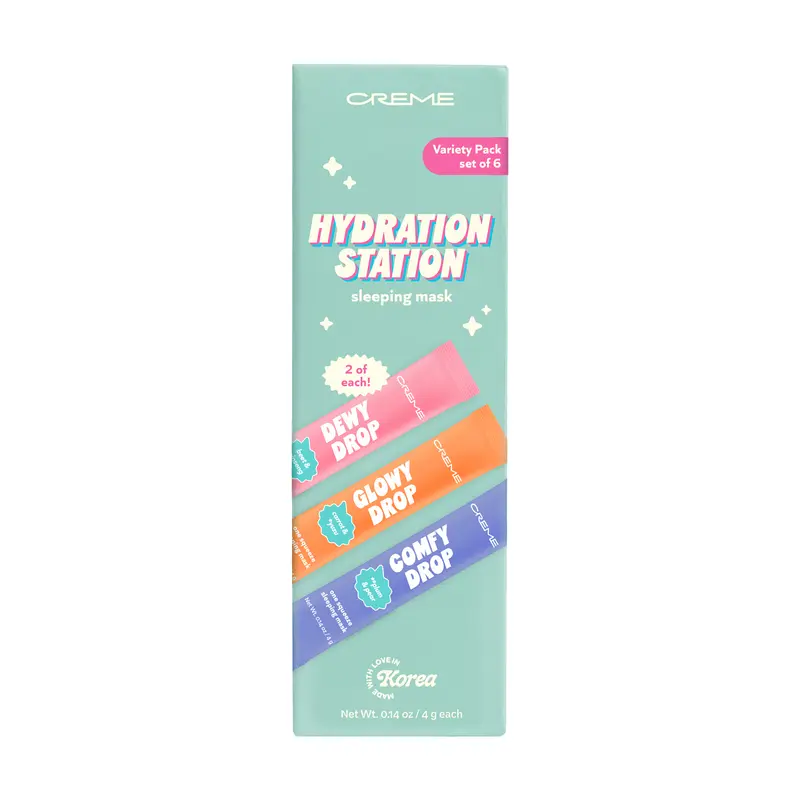 The Crème Shop One Squeeze Sleeping Mask Variety Pack - Hydrating Face Masks,  Moisturizing