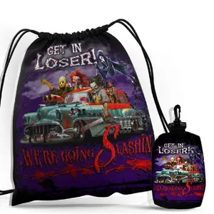 Slasher Drawstring Bag-Get In Loser
