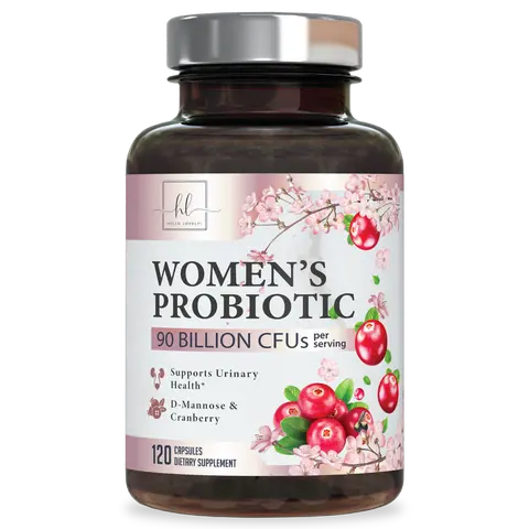 Probiotics for Women Digestive Health Support - 90 Billion CFU Women's Probiotic, 16 Strains, Cranberry, Vaginal Probiotic with Prebiotics, PH, Immune, Urinary, & Feminine Health Support, 120 Capsules