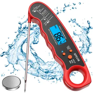 1PC Meat Thermometer Digital | Instant Read Meat Thermometer | Waterproof Food Thermometer with Backlight for Grill and Cooking, Deep Fry, BBQ, Turkey, Candy, Liquids for Man Woman