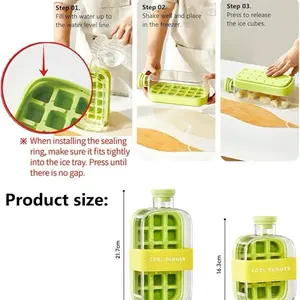 Curling, ice cup, pressing ice mold, decompression artifact, cool down