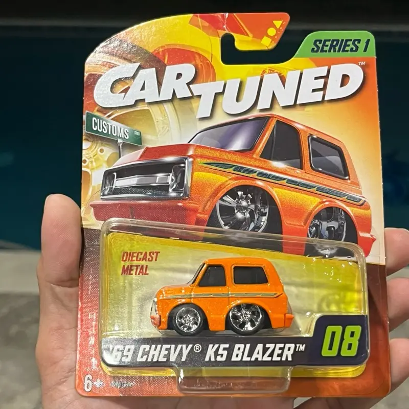 Car Tuned Series 1 1969 Orange Chevy K5 Blazer diecast truck