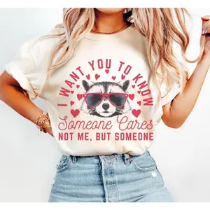 Comfort Colors Sarcastic Raccoon Valentines Day Shirt