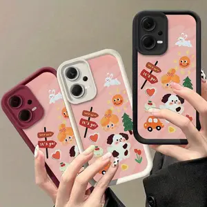 1 Piece Note12Pro 5G It’s Go Silicone Design Impact Resistant Protection Made For Redmi Note 12 Pro 5G Ideal For Fashion