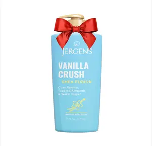 Jergens Shea Fusion Vanilla Crush Body Lotion – Deep Moisturizing Body Cream with Shea Butter & Vitamin E, 14 fl oz
