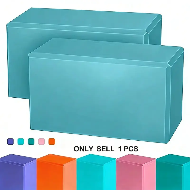 Yoga Block, 9"x6"x3" Foam Yoga Aid, Lightweight Exercise Brick for Pilates, Stretching, Meditation, Essential Yoga Gear, Yoga Equipment