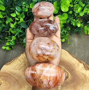 Fire Quartz Palmstone