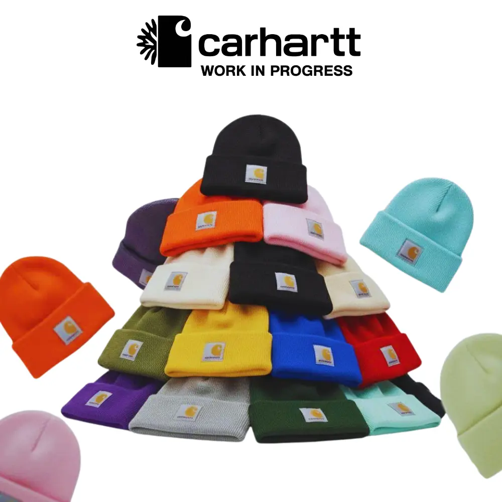 Carhartt Knit Watch Beanie – Warm Winter Hat for Men Women, Fold Over Cuff Acrylic Beanie, Unisex Streetwear Fashion, Soft Comfortable Fit, Outdoor Everyday Wear, Viral TikTok USA