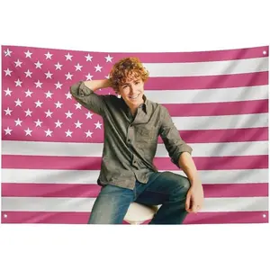 Tapestry Walker Tapestry Pink America Funny Scobell Flag Gift with,for College Dorm Decor, Room Decor Merch Decoration Wall Colorful