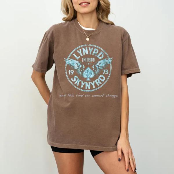 Free Bird Tee, Old School Band T-shirt,Retro Music Shirt,Vintage Freebird Tee,70s Freebird Shirt Sweatshirt, Hoodie, Comfort Colors