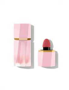 Makeup - Color Bloom Liquid Blush Matte Finish - Long-wearing Waterproof Gel-Cream Blush with Sponge Tip Applicator Cosmetic Brush