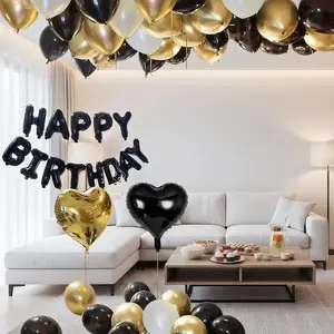 Happy Birthday Balloon Set BalloonGarland Arch Kit with 16 Inch Letter Balloon Love Balloon Latex Balloons for Party Scene Decoration Supplies balloon kit