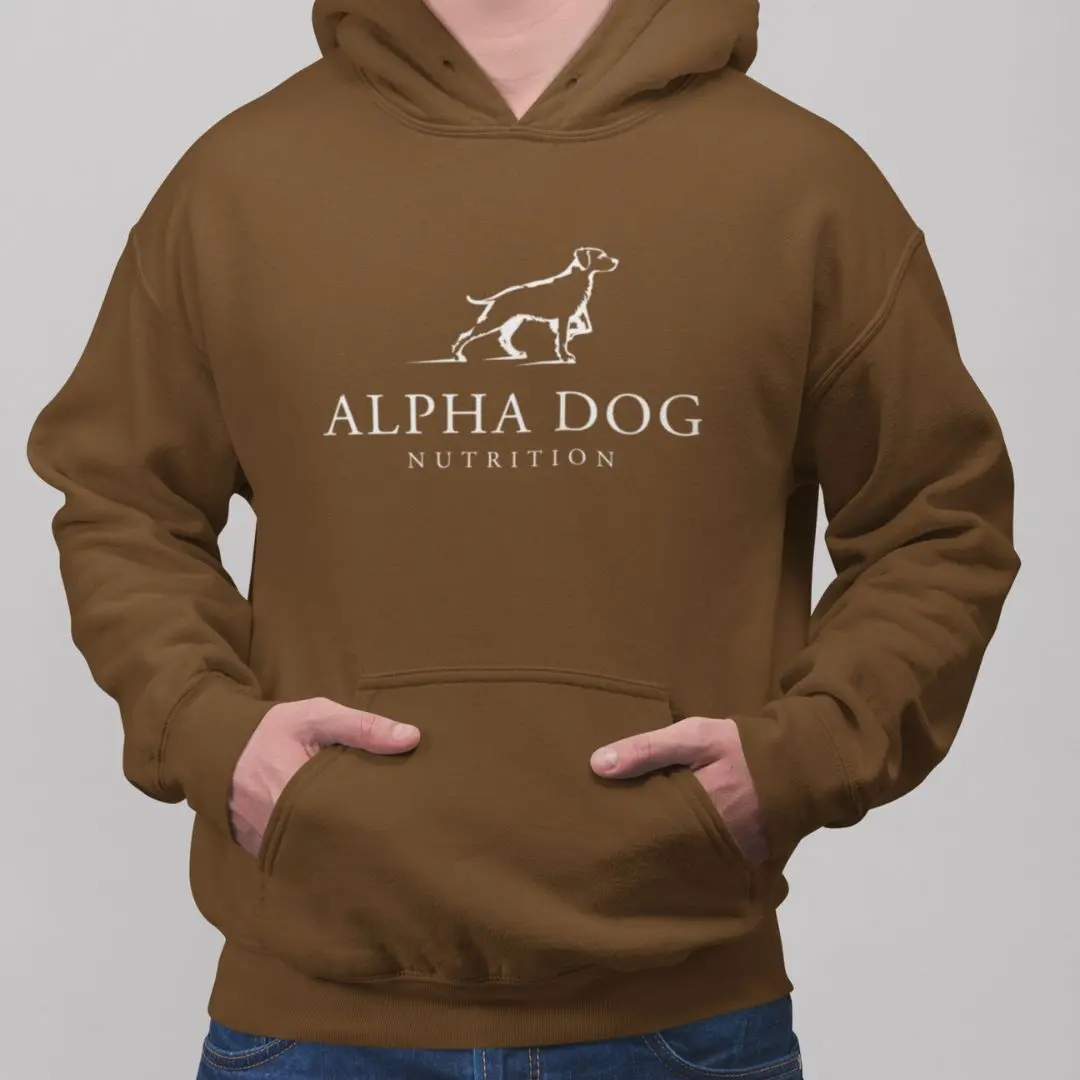 Alpha Dog Nutrition: Brown Flagship Hoodie