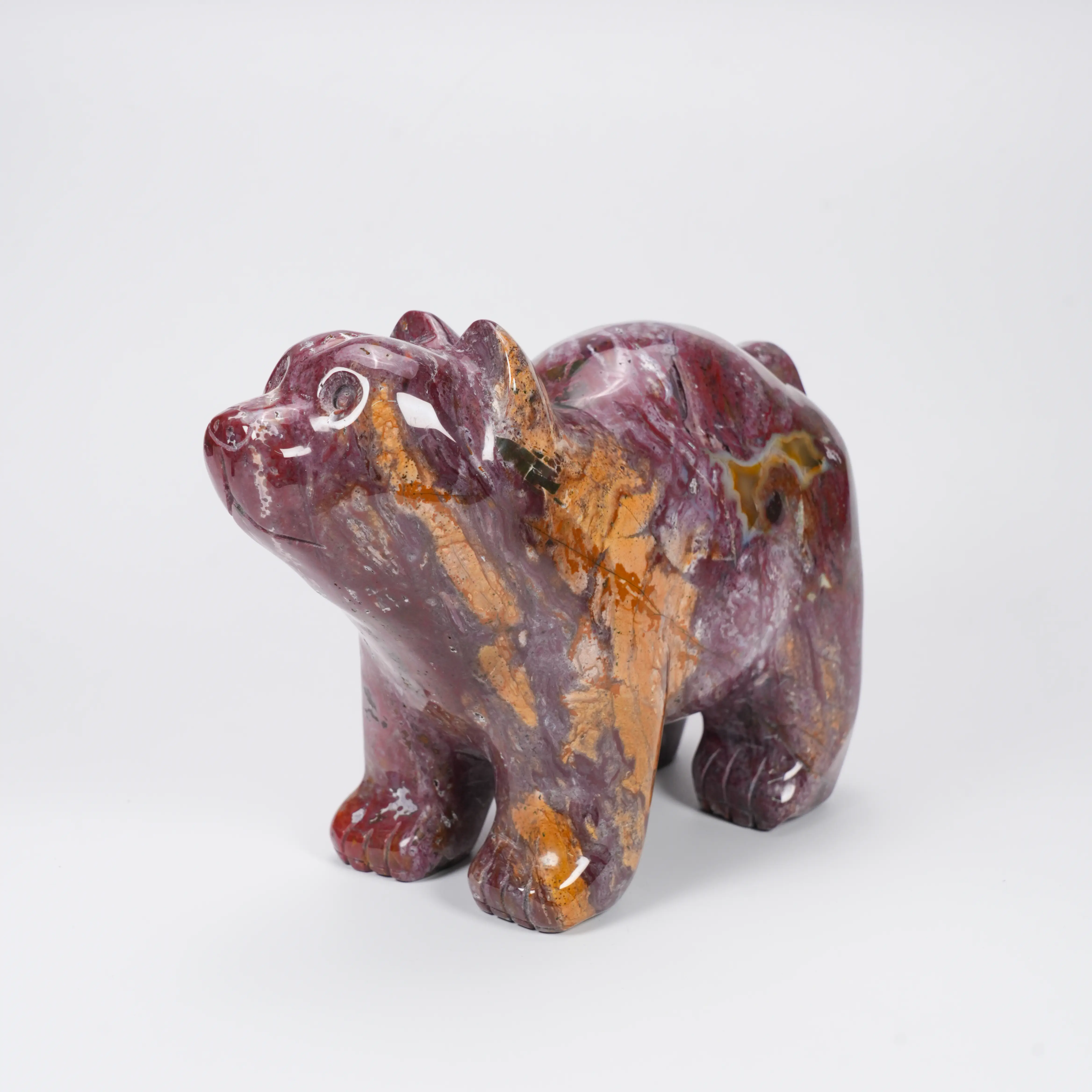 Mookaite Crystal Bear Figurine