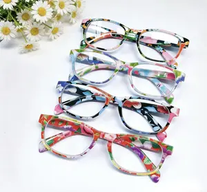 4 pairs of blue light blocking reading glasses, lightweight everyday eyewear, comfortable frames for home and office use, anti-fatigue glasses, graduation season gift, Teacher’s Day gift, women’s reading glasses for presbyopia