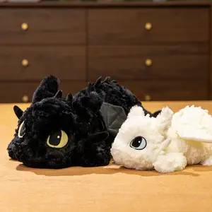 Toothless Dragon Plush Body Pillow Little Flying Dragon Stuffed Cushion Toothless peluches Pillow Sleeping Back Cushion Decor