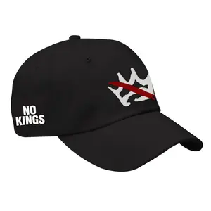 Embroidered No Kings Hat, Embroidered Dad Hat, Otto Hat