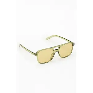 Pacsun Women's Olive Violette Plastic Aviator Sunglasses Pacsun Women's Olive Violette Plastic Aviator Sunglasses